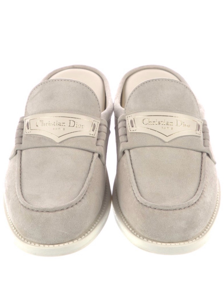 Dior Suede Mules - Size 36